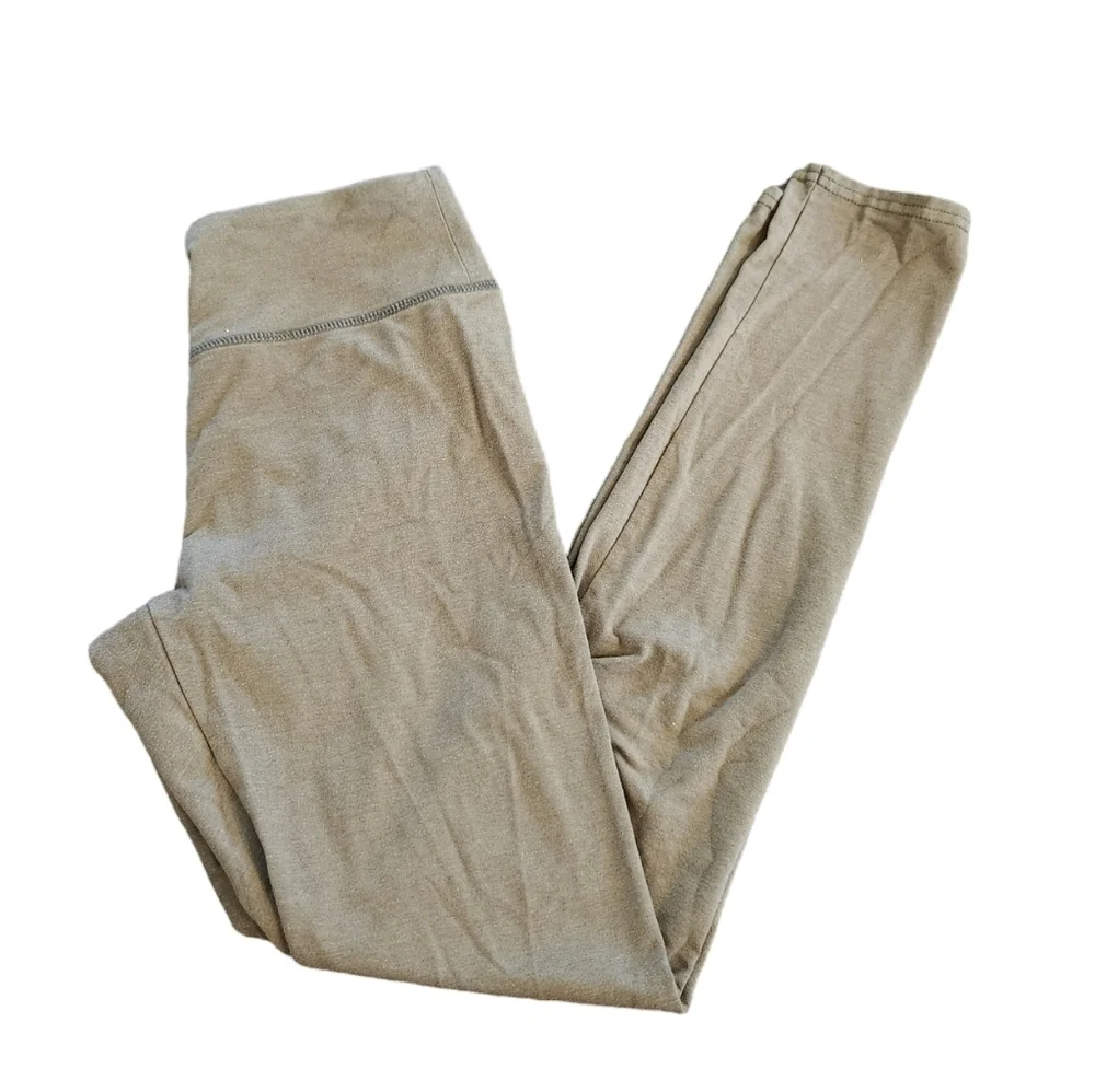 Aerie Heathered Green Leggings Medium